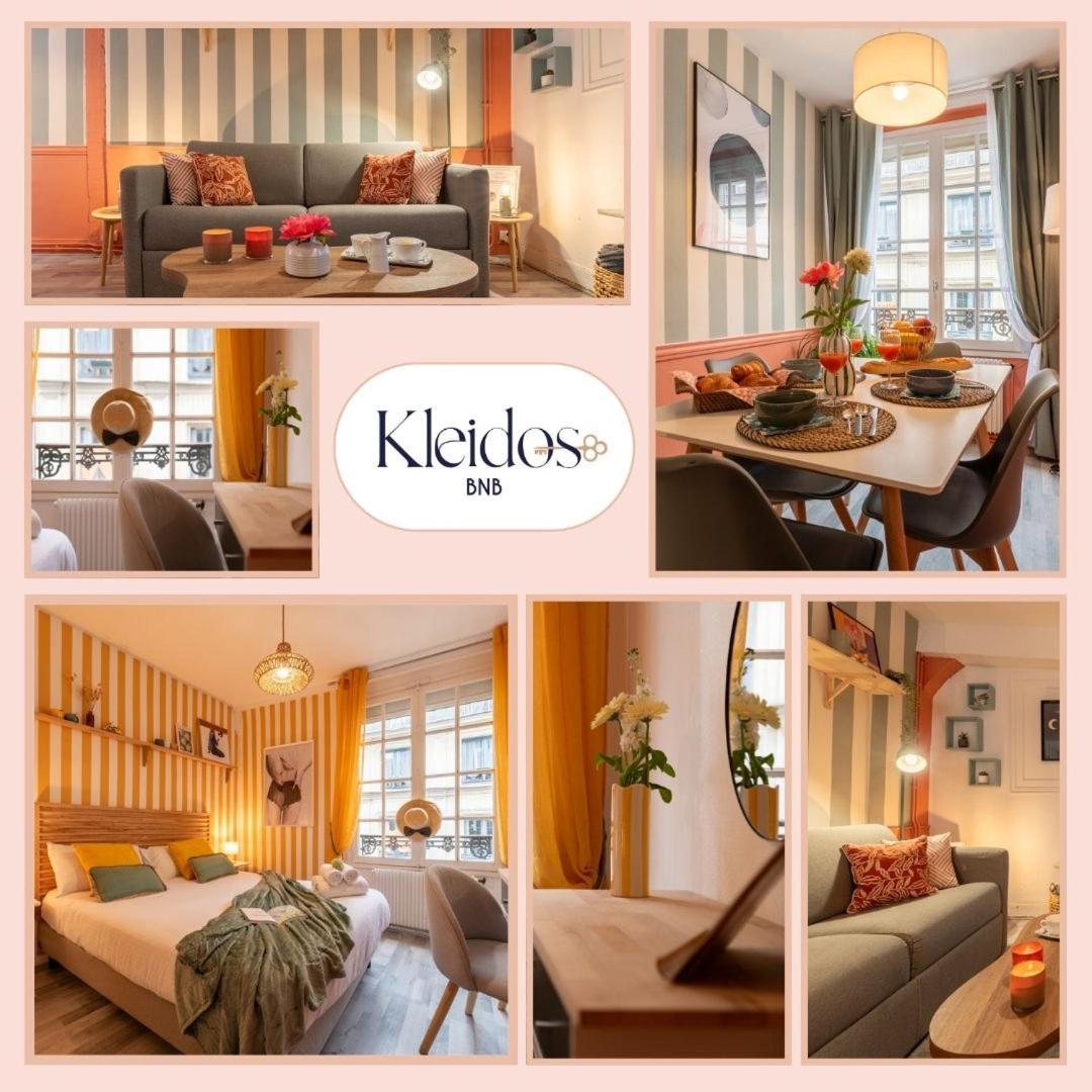 Olympe By Kleidos, Appartement 4P, Rue Calme, Centre Historique, Proche Gare Rouen Exterior photo
